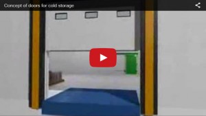 The concept of doors for cold storage
